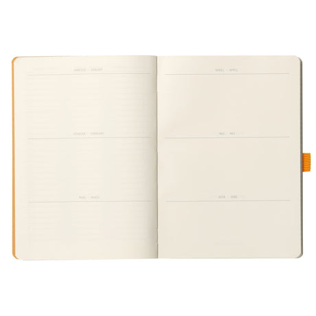 GoalBook Dotted notebook A5 - Black - Rhodia - Tidformera