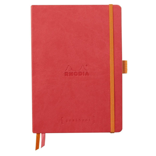 GoalBook Dotted notebook A5 - Coral - Rhodia - Tidformera