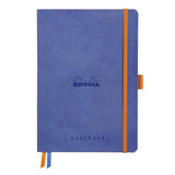 GoalBook Dotted notebook A5 - Sapphire blue - Rhodia - Tidformera