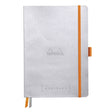 GoalBook Dotted notebook A5 - Silver - Rhodia - Tidformera