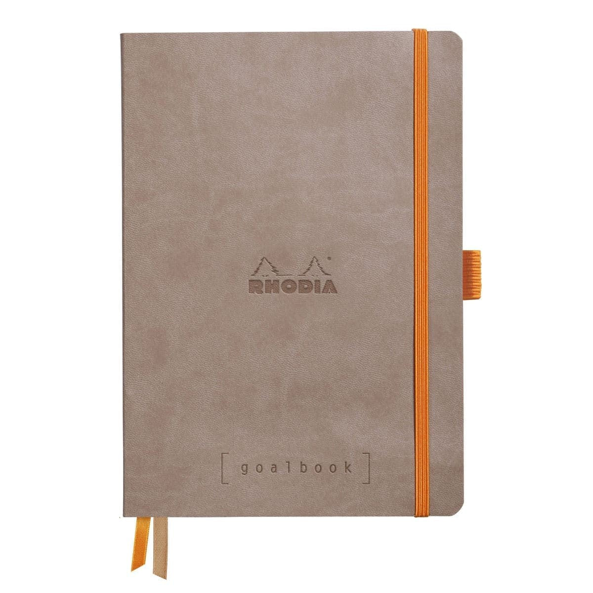 GoalBook Dotted notebook A5 - Taupe - Rhodia - Tidformera