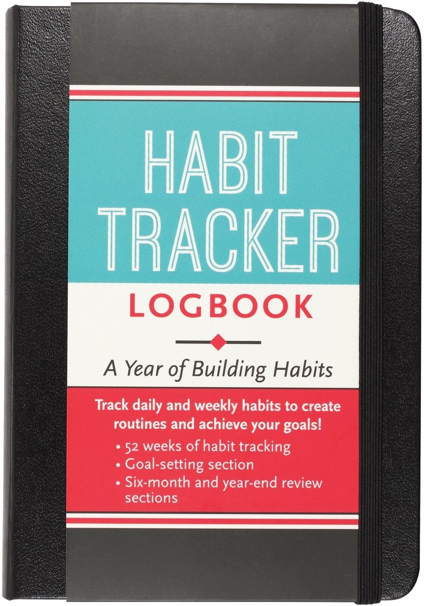 Habit tracker Logbook - A year of Building Habits - 1 - Peter Pauper Press - Tidformera