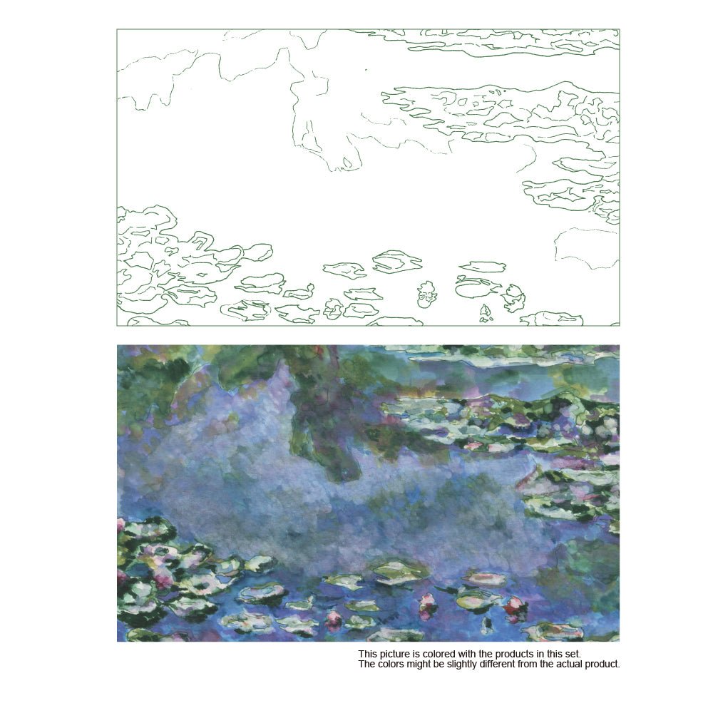 Historic Art Collection Claude Monet - ZIG Kuretake - Tidformera