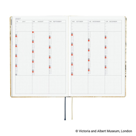 Hobonichi HON A5 The V&A Series: Vine - 2027 - 6 - Hobonichi Techo - Tidformera