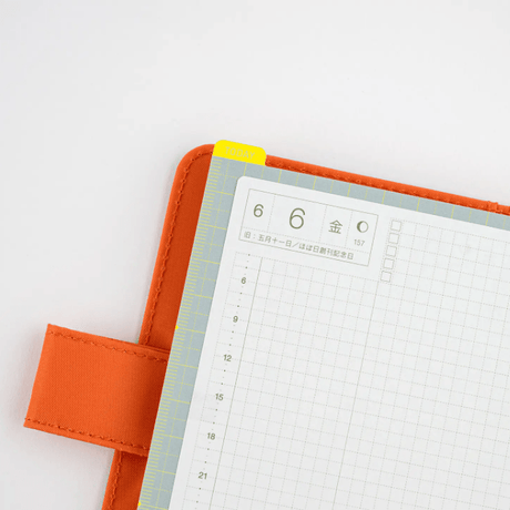 Hobonichi Pencil Board for Weeks (Ice Gray x Yellow) - 2027 - 3 - Hobonichi Techo - Tidformera