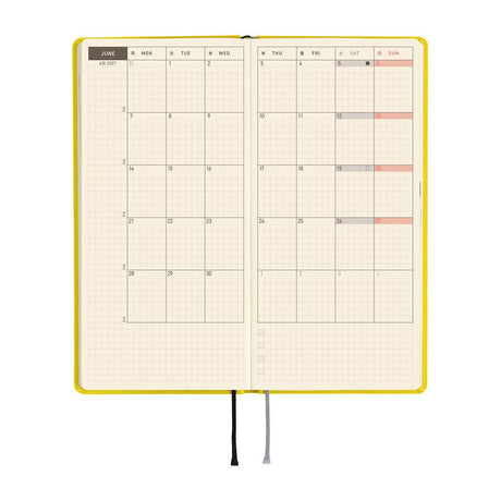 Hobonichi - Weeks Colors: Canaria Yellow - 2027 - 6 - Hobonichi Techo - Tidformera