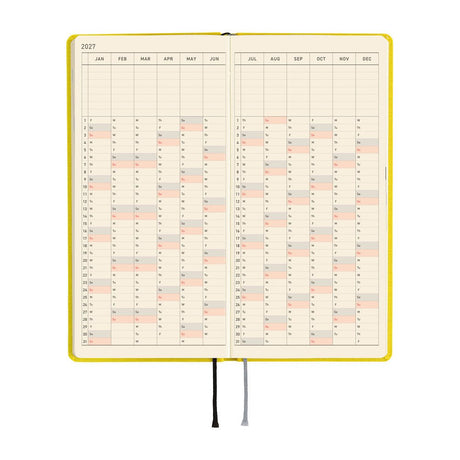 Hobonichi - Weeks Colors: Canaria Yellow - 2027 - 4 - Hobonichi Techo - Tidformera