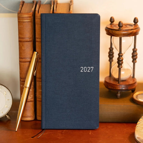 Midnight Blue Hobonichi Weeks kalender  2027 - Tidformera