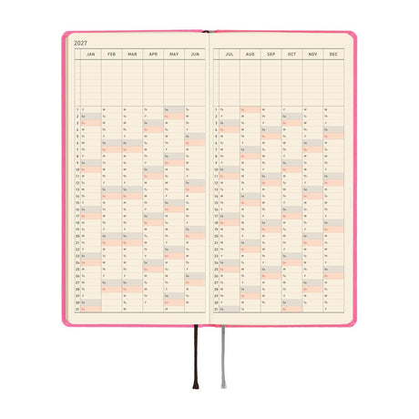 Hobonichi - Weeks Colors: Pink Sapphire - 2027 - 5 - Hobonichi Techo - Tidformera