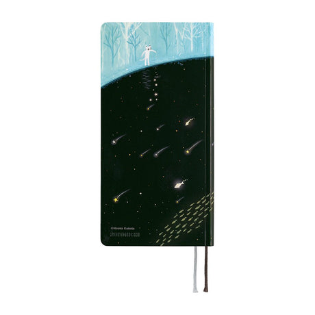Hobonichi - Weeks Hiroko Kubota: Meteor Shower in the Light Blue Forest - 2027 - 2 - Hobonichi Techo - Tidformera