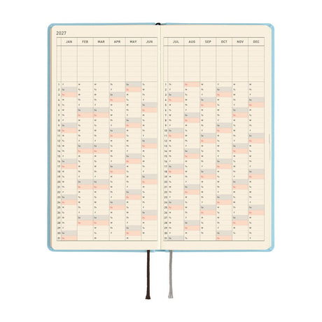 Hobonichi - Weeks MEGA Colors: Sea Glass - 2027 - 5 - Hobonichi Techo - Tidformera