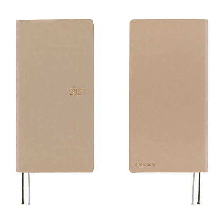 Hobonichi - Weeks Smooth: Café au Lait - 2027 - 7 - Hobonichi Techo - Tidformera