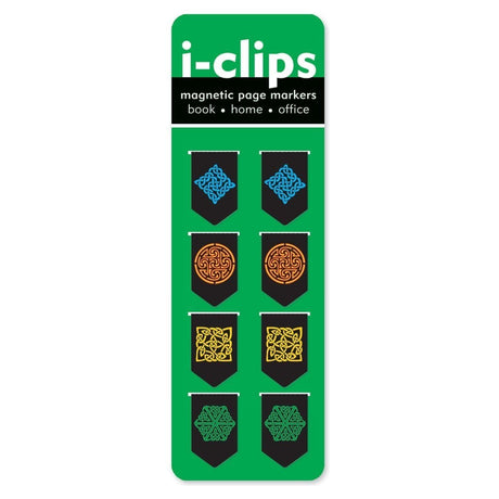 i-clips Magnetiska bokmärken - Celtic - Peter Pauper Press - Tidformera