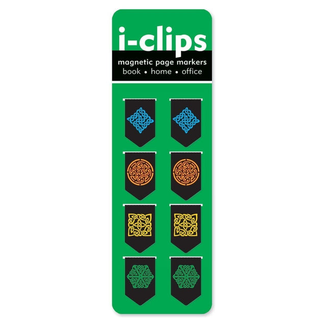 i-clips Magnetiska bokmärken - Celtic - Peter Pauper Press - Tidformera