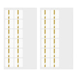 Index Chiratto Stickers - Chiratto Number Gold - Midori - Tidformera