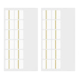 Index Chiratto Stickers - Chiratto Pattern Gold - 2 - Midori - Tidformera