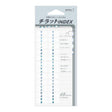 Index Chiratto Stickers - Number Blue - 1 - Midori - Tidformera