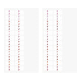 Index Chiratto Stickers - Number Pink - 4 - Midori - Tidformera