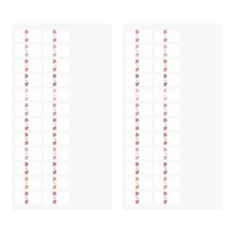 Index Chiratto Stickers - Number Pink - 4 - Midori - Tidformera