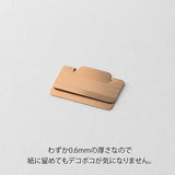 Index clips Chiratto Small - Orange - 3 - Midori - Tidformera