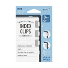 Index clips Chiratto Small - Silver - 1 - Midori - Tidformera