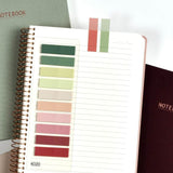 Index tabs 10 färger - Blush - 2 - Kozo - Tidformera