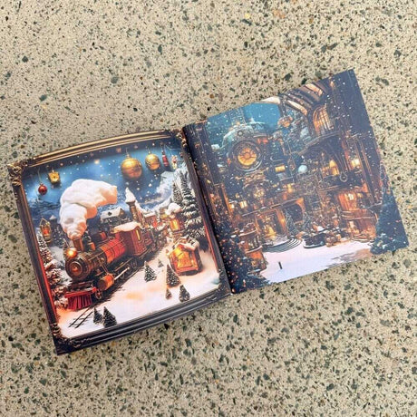 Pappersbok - 15 x 15 - Steampunk Winterfest