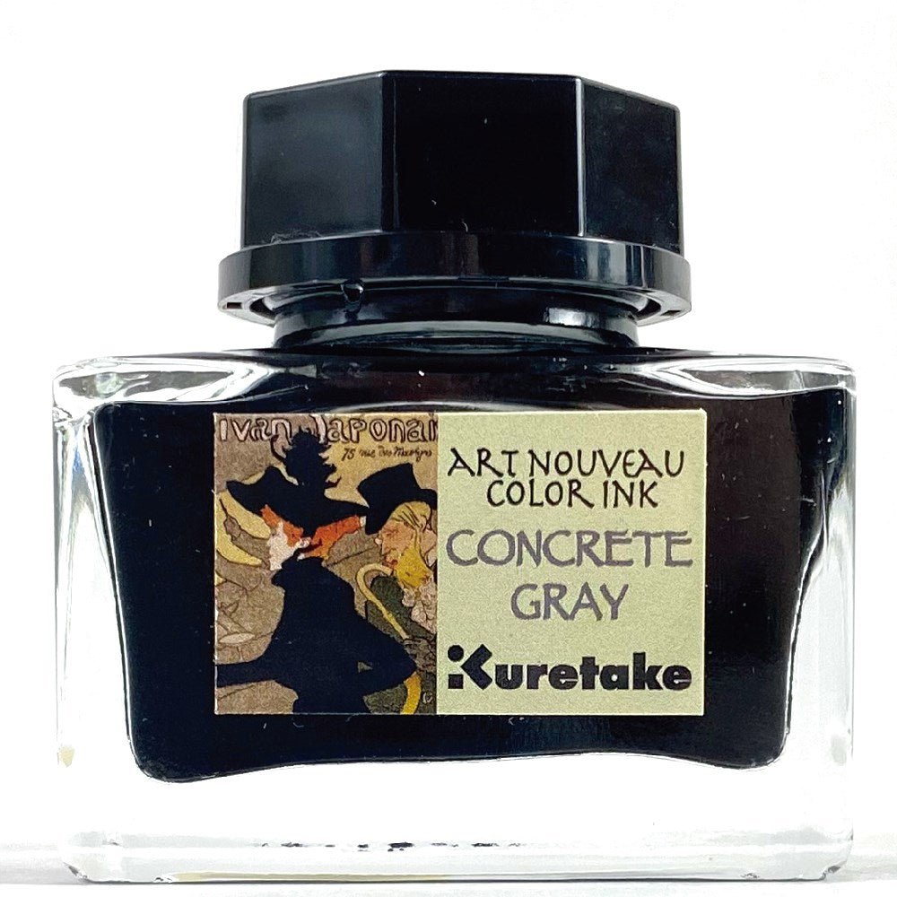 Ink café Art nouveau color ink - CONCRETE GRAY - ZIG Kuretake - Tidformera