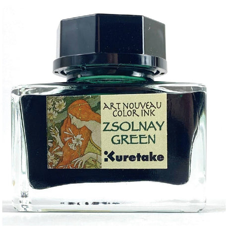 Ink café Art nouveau color ink - Zsolay Green