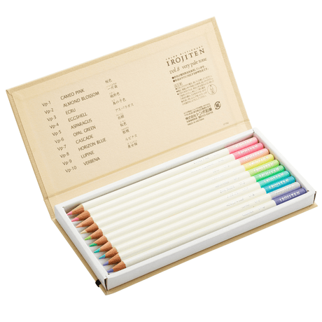 Irojiten Färgpennor 10 - pack Vol. 8 Very pale tone - 1 - Tombow - Tidformera