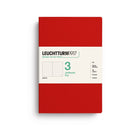 Jottbook Skrivhäften - Dotted 3-pack A5 - Cherry - 1 - Leuchtturm1917 - Tidformera