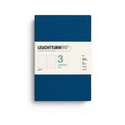 Jottbook Skrivhäften - Dotted 3-pack A5 - Indigo - 1 - Leuchtturm1917 - Tidformera