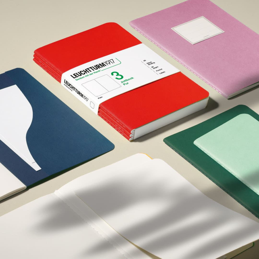 Jottbook Skrivhäften - Dotted 3-pack A5 - Mint Green - 3 - Leuchtturm1917 - Tidformera