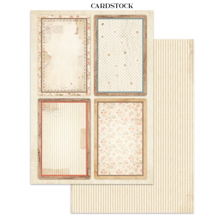 Junk Journal - Baby - 9 - Stamperia - Tidformera