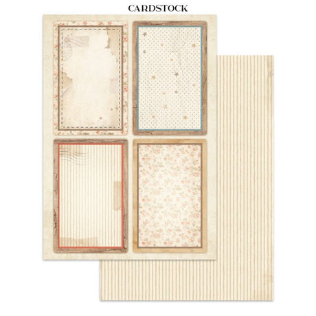 Junk Journal - Baby - 9 - Stamperia - Tidformera