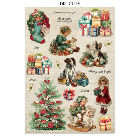 Junk Journal - Classic Christmas - 18 - Stamperia - Tidformera