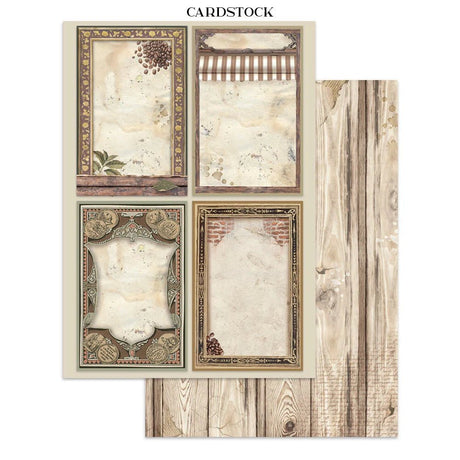 Junk Journal - Coffee and Chocolate - 2 - Stamperia - Tidformera