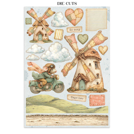 Junk Journal - Cozy Family - 17 - Stamperia - Tidformera