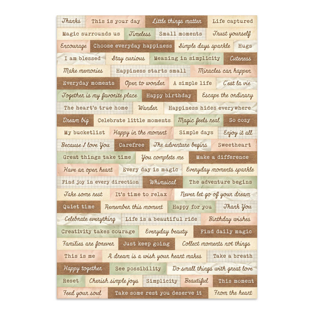 Junk Journal - Cozy Family - 11 - Stamperia - Tidformera