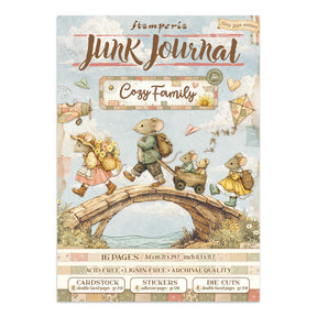 Junk Journal - Cozy Family - 1 - Stamperia - Tidformera