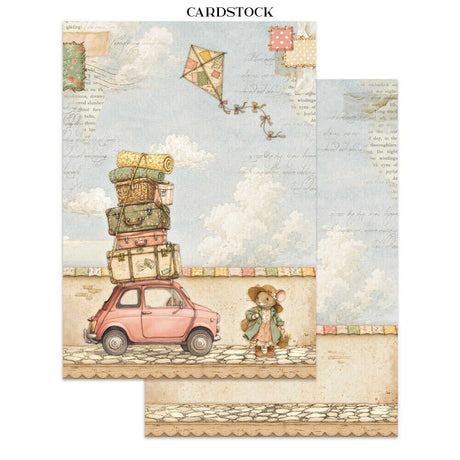 Junk Journal - Cozy Family - 19 - Stamperia - Tidformera