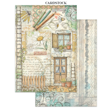 Junk Journal - Daisy Art - 9 - Stamperia - Tidformera