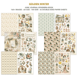 Junk Journal & Ephemera book - Golden Winter - 3 - Ciao Bella - Tidformera