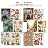Junk Journal & Ephemera book - Hot Cocoa & Holly - 3 - Ciao Bella - Tidformera