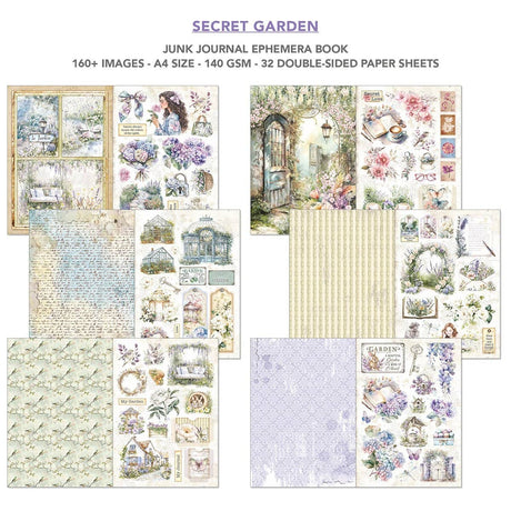 Junk Journal & Ephemera book - Secret garden - 3 - Ciao Bella - Tidformera