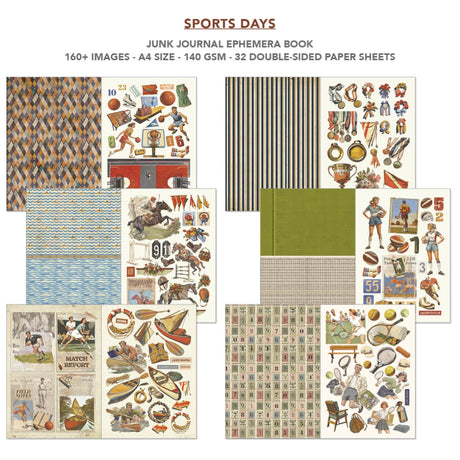 Junk Journal & Ephemera book - Sports Days - 3 - Ciao Bella - Tidformera