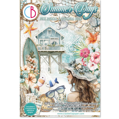 Junk Journal & Ephemera book - Summer Days - 1 - Ciao Bella - Tidformera