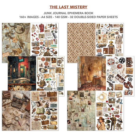 Junk Journal & Ephemera book - The Last Mystery - 2 - Ciao Bella - Tidformera
