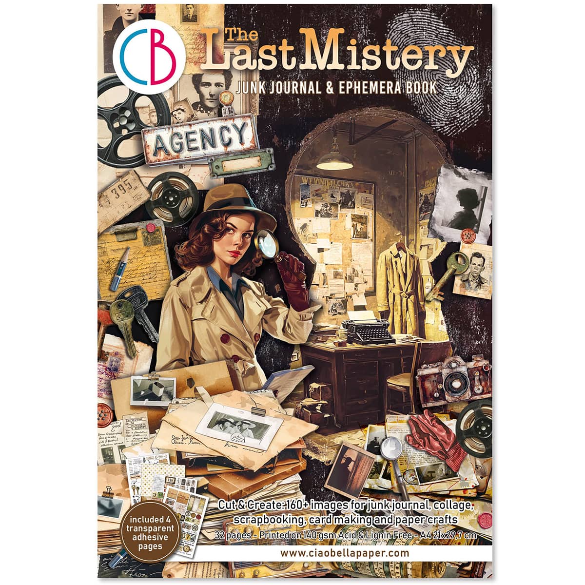 Junk Journal & Ephemera book - The Last Mystery - 1 - Ciao Bella - Tidformera