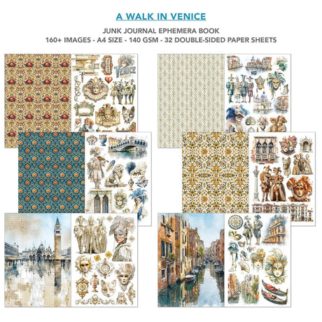 Junk Journal & Ephemera book - Venice Dream - 2 - Ciao Bella - Tidformera